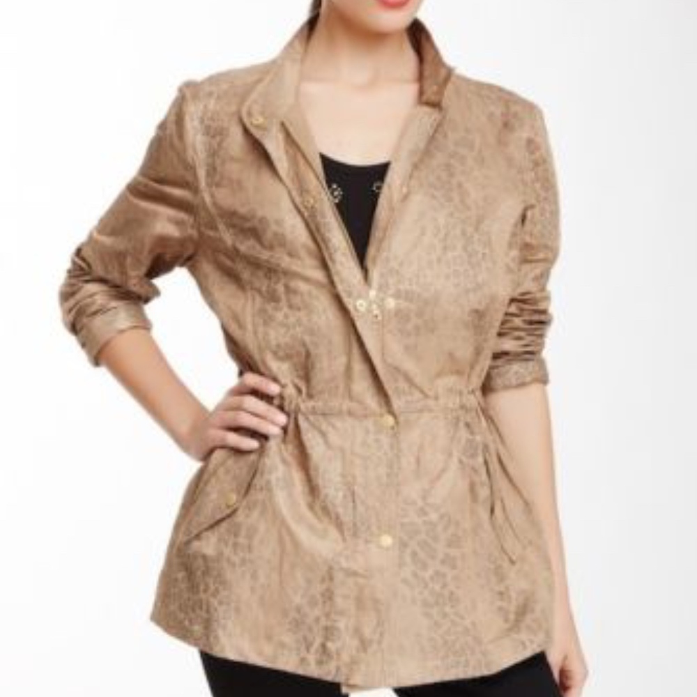 Two by Vince Camuto - Leopard Anorak Jacket - Sz L